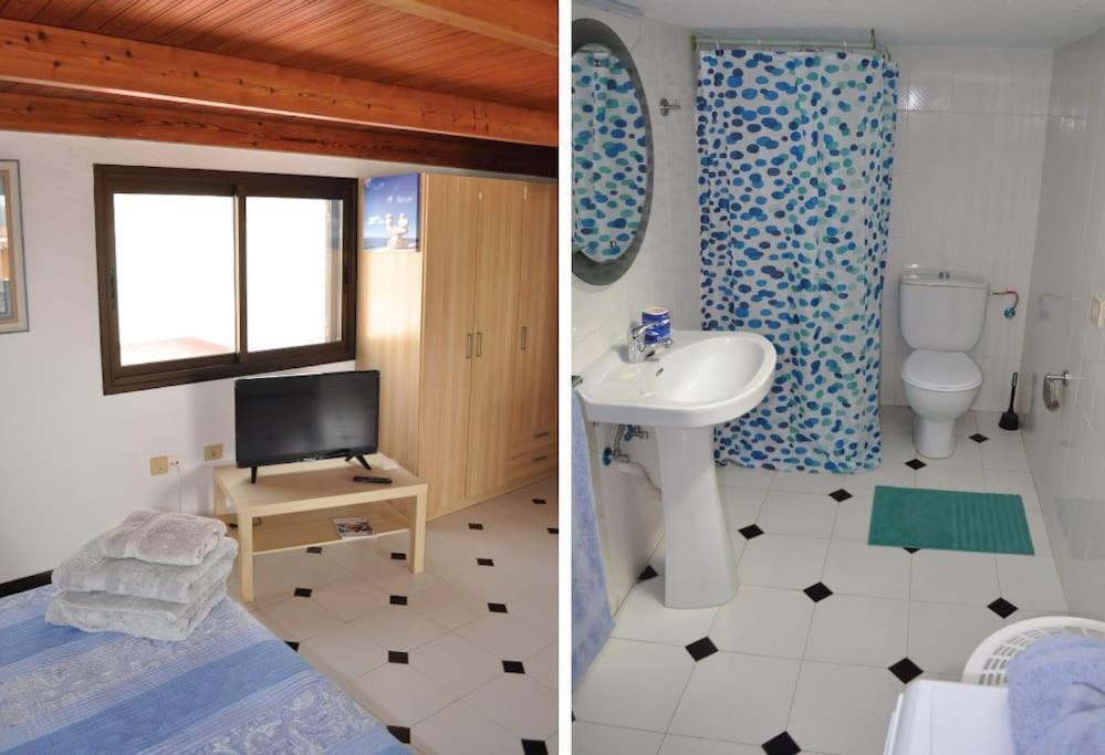 Los Cisnes Encantadora Casa Con Jardin Y Estudio Vista Al Mar El Medano  Exterior photo